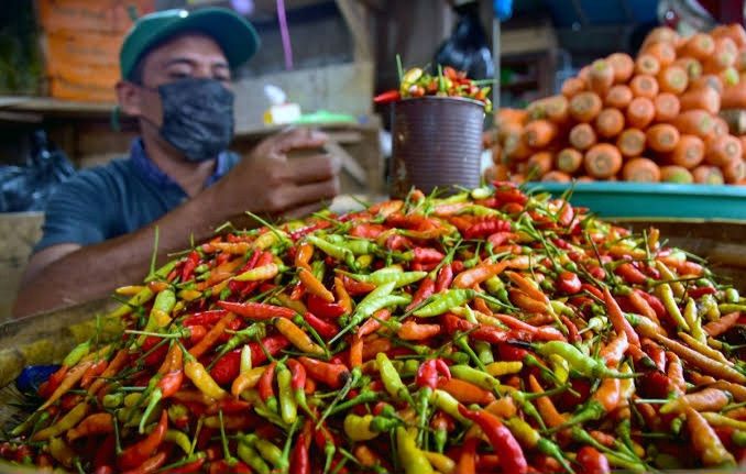 Harga Cabai Rawit Turun Jadi Rp42.780 per Kg