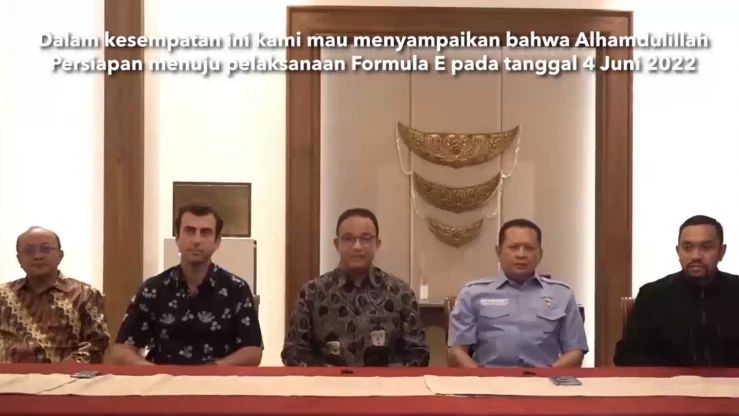 Anies Tunjuk Ketua MPR Bambang Soesatyo Sebagai Ketua Pengarah Ajang Formula E