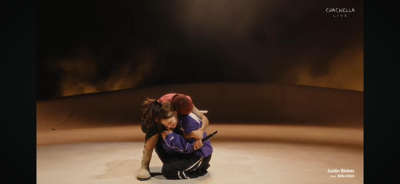 Justin Bieber dan Billie Eilish (Dok. YouTube/Coachella)