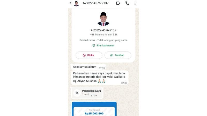 Nama Wawali Aliyah Mustika Dicatut untuk Menipu, Waspada Warga Makassar!