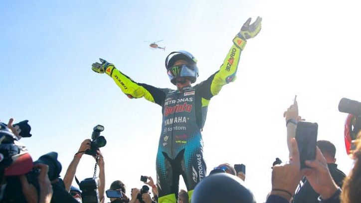 #GrazieVale! Akhir Karier Valentino Rossi di Laga Pamungkas MotoGP Valencia