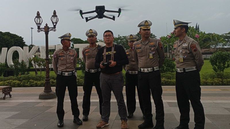 Ditlantas Polda Jateng Uji Coba ETLE Berbasis Drone, Begini Penampakannya..