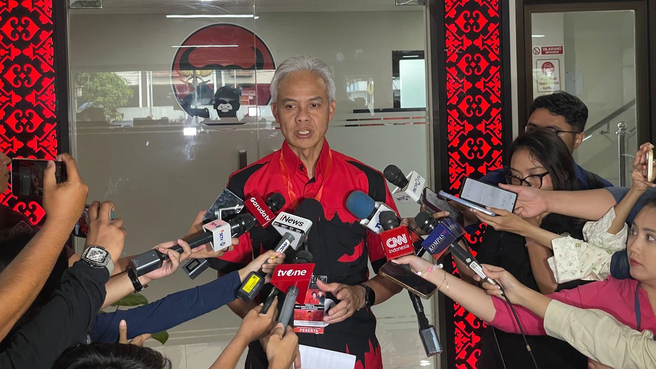Ganjar Ungkap Alasan Pramono Tak Hadiri Pembekalan Kepala Daerah PDIP