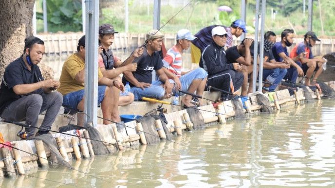 Covid-19 Tak Ngaruh untuk Mancing Mania di Tangerang