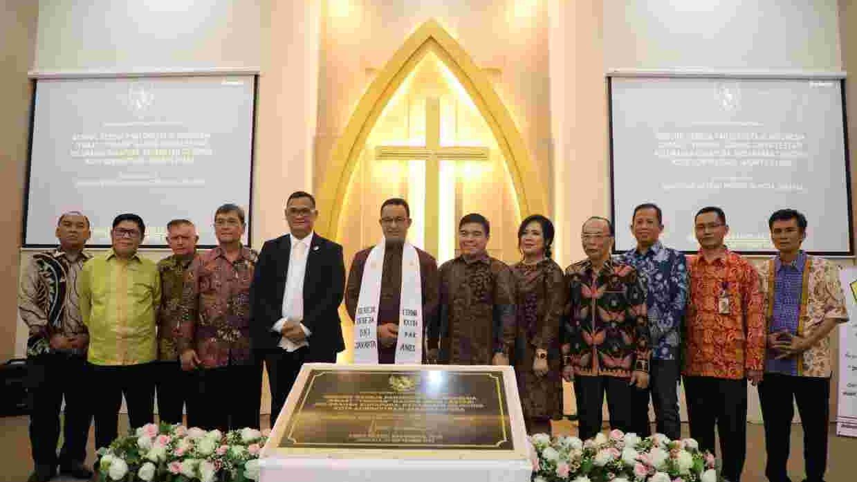 Anies Resmikan Dua Gereja di Jakarta Utara: Setiap Pribadi Harus Mengamalkan Toleransi