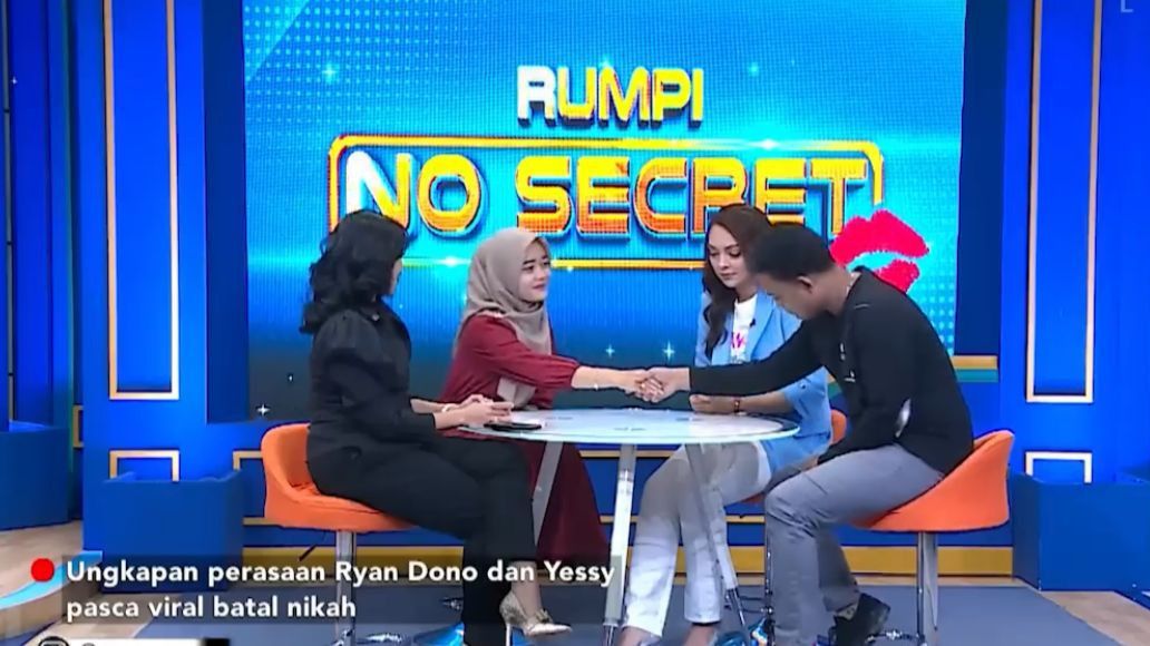 Feni Rose Berhasil Mendamaikan, Yessy dan Ryan Dono Dipertemukan Pasca Ribut Gagal Nikah Gegara Mahar Sertifikat Rumah