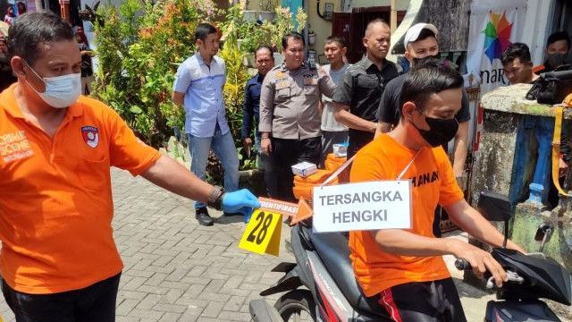 Hengki Tiga Hari Hajar Istrinya Sebelum Mengecor Korban dalam Rumah di Kandea Makassar