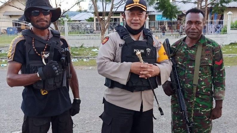 Pleno KPU Yalimo Papua Ricuh, Seorang Polisi Kena Panah