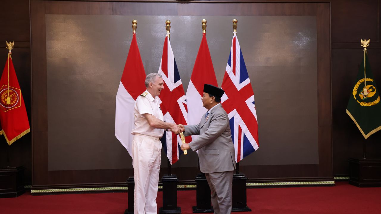 Menhan Prabowo dan Panglima Angkatan Bersenjata Inggris Bahas Peningkatan Kerja Sama Bilateral Bidang Pertahanan