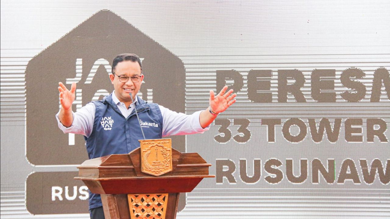Bahas Rusunawa, Anies Berpesan ke Penerusnya yang Akan Menjadi Gubernur DKI Jakarta