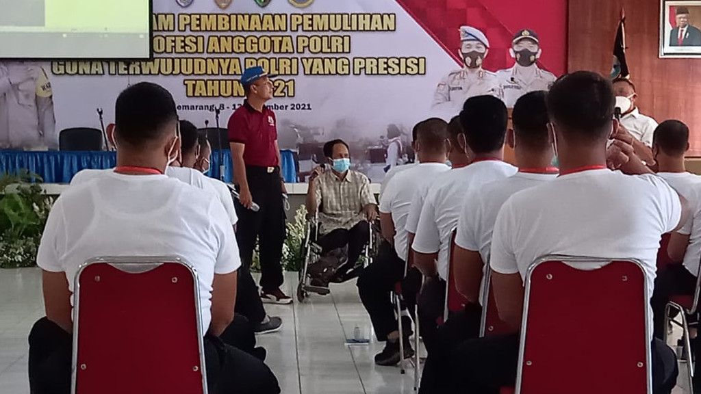 450 Personel Polda Jateng Bermasalah, Ikut Pembinaan Bersama Psikolog dan Difabel hingga Ada yang Menangis