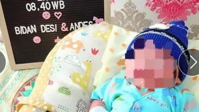 Viral Bayi yang Lahir Saat Hari Coblosan Dinamai M Prabowo Gibran
