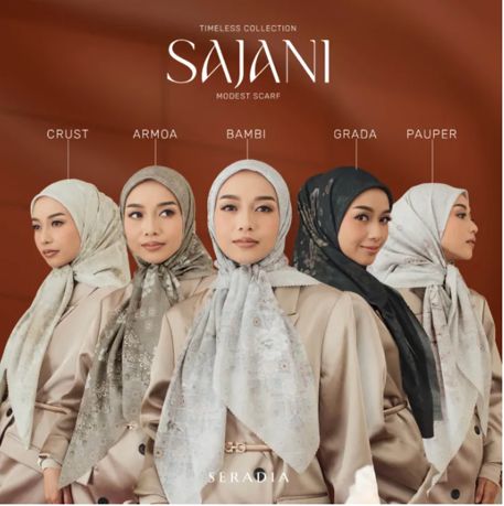 Scraf atau Hijab Batik (Foto: Dok. Lazada)