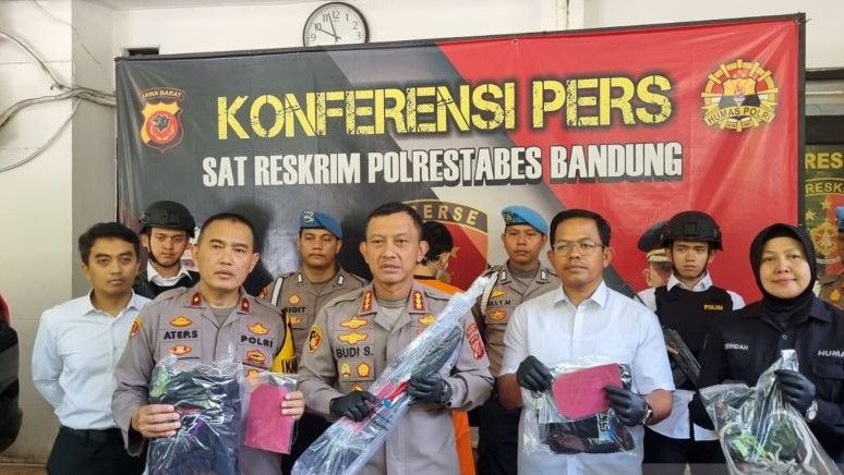 Polisi Tangkap Begal Sadis di Bandung, Kepala Ojol Terkena Sabetan Golok