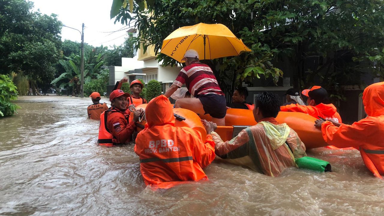 Kabar Duka dari Serang Banten: Dua Warga Meninggal Dunia dan Dua Lainnya Hilang Akibat Banjir