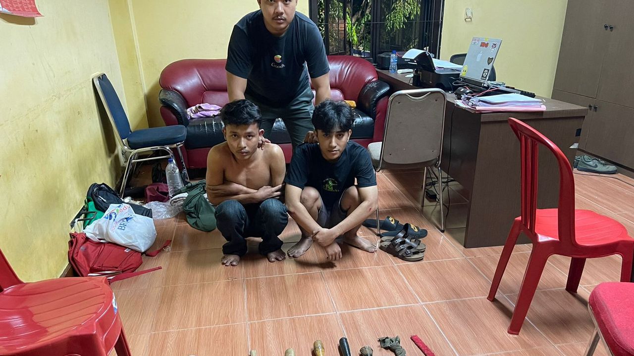 Polisi Tangkap 2 Anggota Gangster Tanah Sereal Tambora Jakbar, Ini Tampang Pelaku