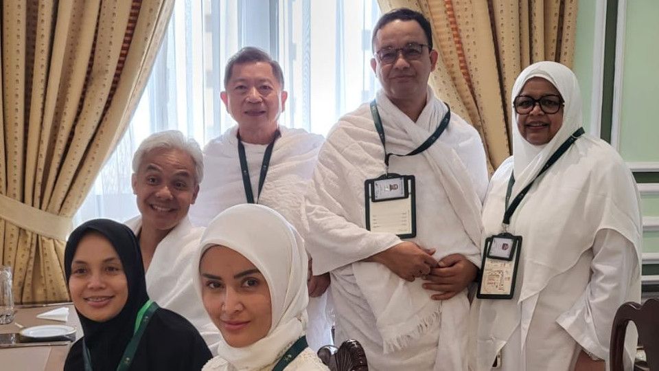 Momen Akrab Anies dan Ganjar Saat Ibadah Haji di Tanah Suci, PPP: Mereka Berembuk untuk Kebaikan Negara Indonesia