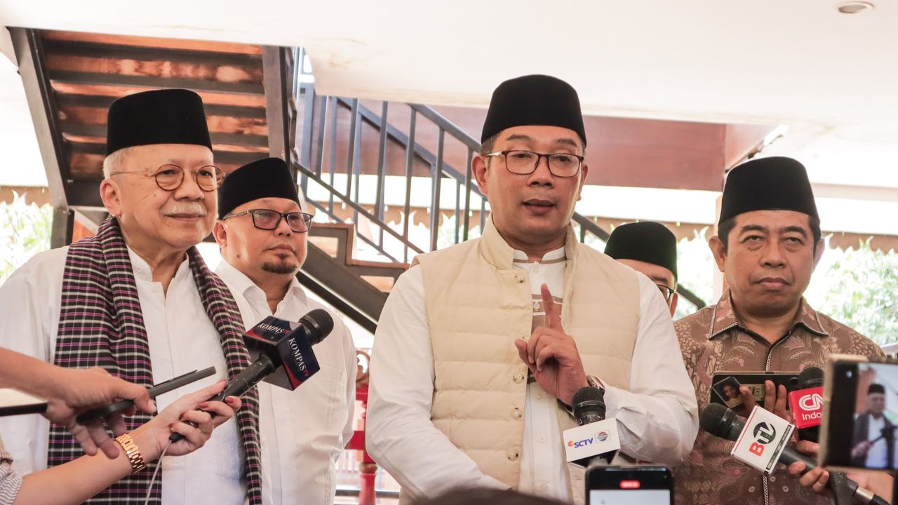 Temui Fauzi Bowo, Ridwan Kamil Ungkap Terima Banyak Masukan Soal Kepemimpinan Jakarta