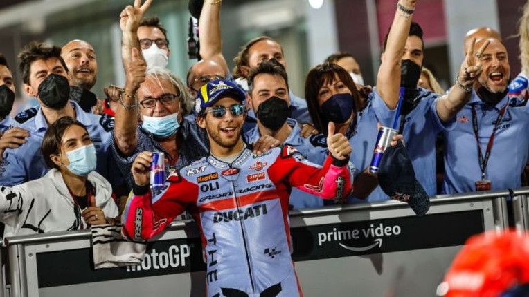 Enea Bastianini Start kedua di MotoGP Qatar, Bikin Bangga Sponsor Indonesia