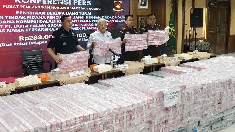 Kejagung Kembali Sita Uang Rp288 Miliar Kasus TPPU Duta Palma Group