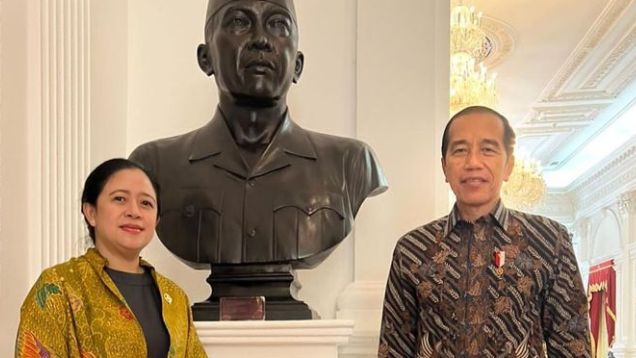 Istana: Jokowi dan Puan Bahas Situasi Politik Nasional