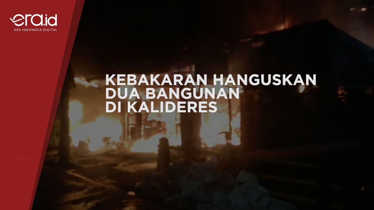 Dua Rumah Hangus Terbakar di Kalideres