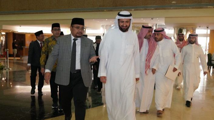 Usai Bertemu Menteri Haji Arab Saudi, Menag RI:  Alhamdulillah, Kita Dapat Kuota Tambahan