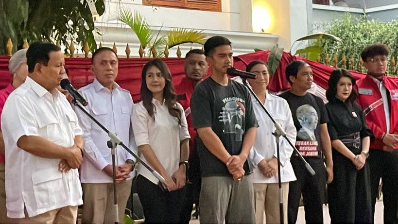 Main ke Kertanegara Pakai Kaus Gambar Prabowo, Kaesang: Saya Ngefans!