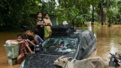 Topan Yagi Tewaskan 74 Jiwa di Myanmar, Puluhan Warga Dilaporkan Hilang