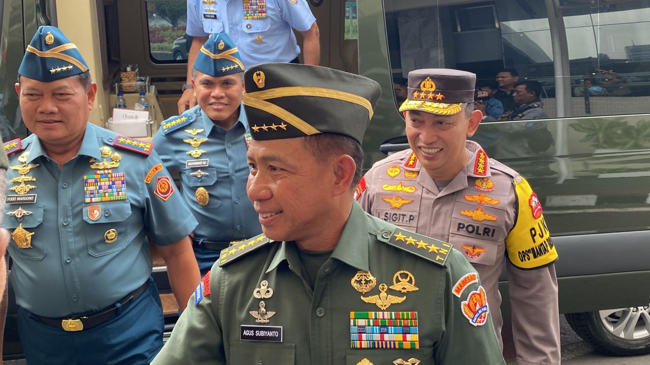 Jenderal Agus Subiyanto Jalani Fit and Proper Test di DPR Didampingi Kapolri dan Panglima TNI