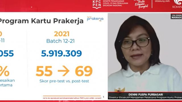 Kartu Prakerja Dinilai Berhasil Tingkatkan Keterampilan Peserta