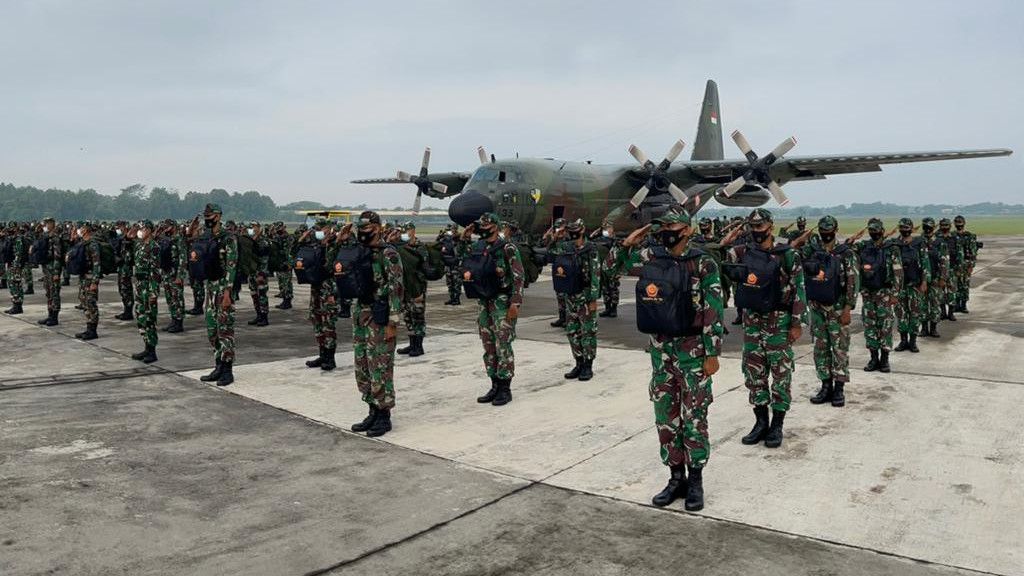 Penampakan Ratusan Personel TNI 'Serbu' Jakarta, Siap Jadi Nakes Rawat Pasien COVID-19