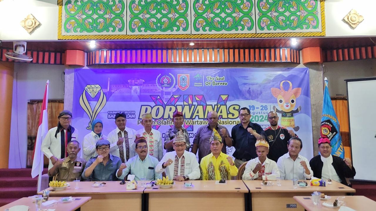 Ketua Suku Adat Se-Indonesia Berkomitmen Sukseskan Porwanas XIV di Banjarmasin