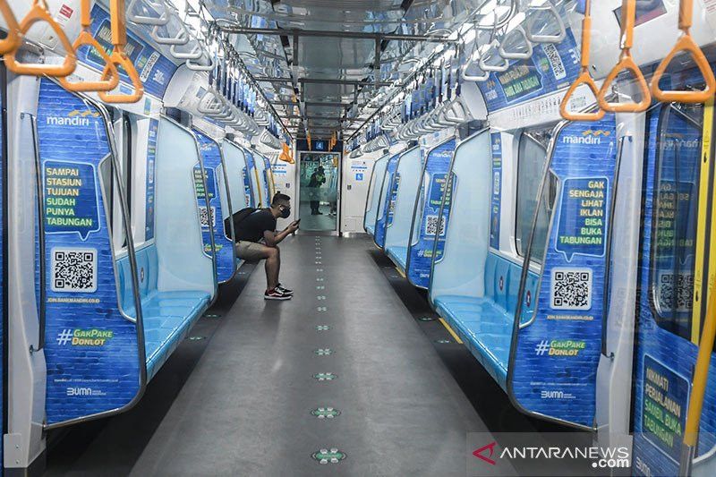 MRT Mulai Batasi Kapasitas dan Waktu Operasi Sesuaikan PSBB DKI Jakarta