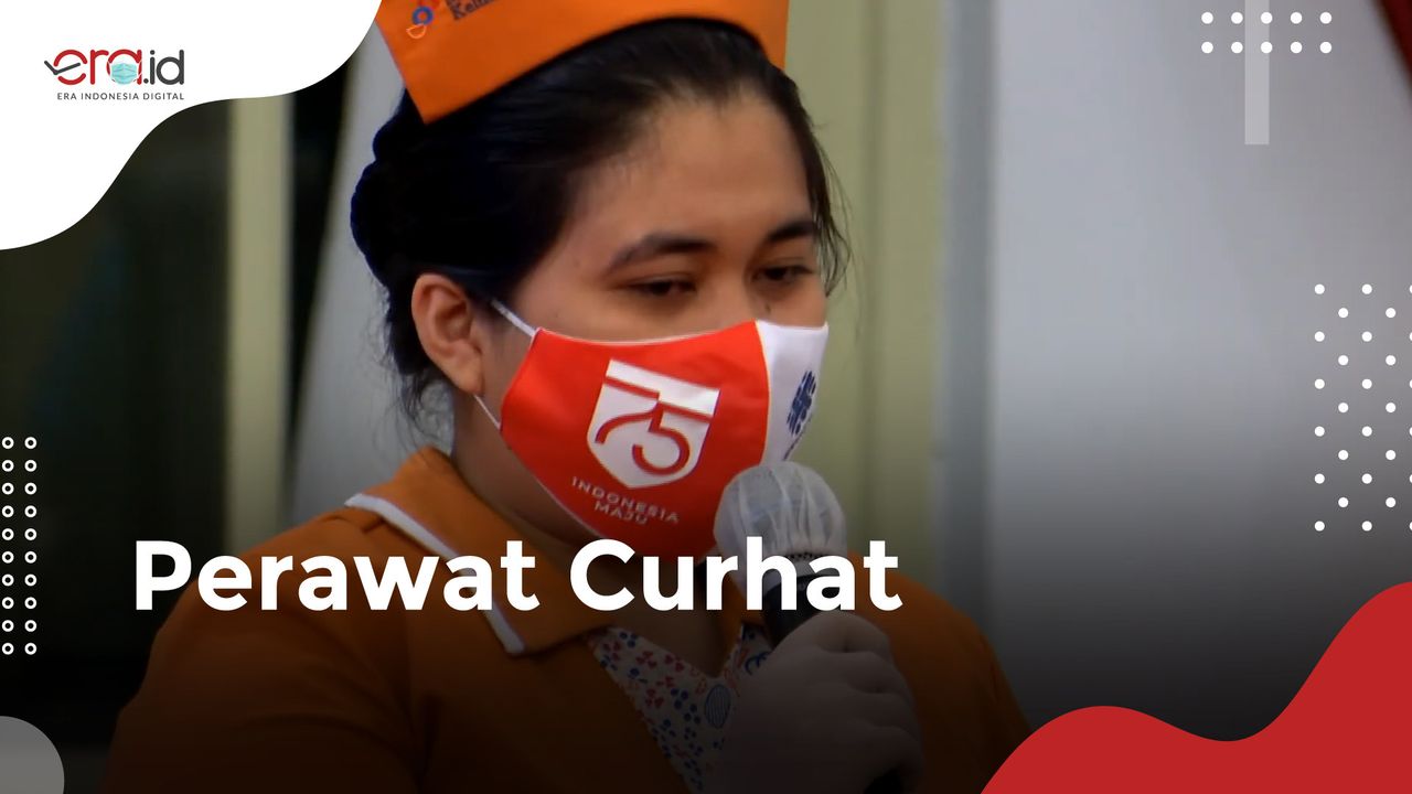 Gajinya Dipotong, Perawat Ini Menangis di Hadapan Jokowi