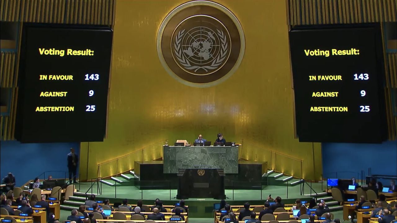 Menang Telak, 143 Negara Dukung Keanggotaan Penuh Palestina di PBB