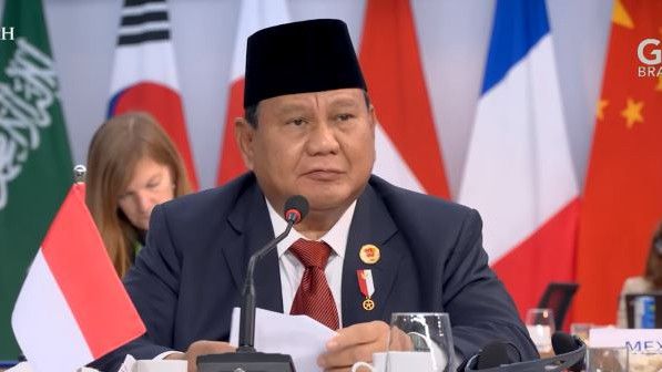 Prabowo Desak Gencatan Senjata di Ukraina dan Gaza, Minta Negara G20 Turun Tangan