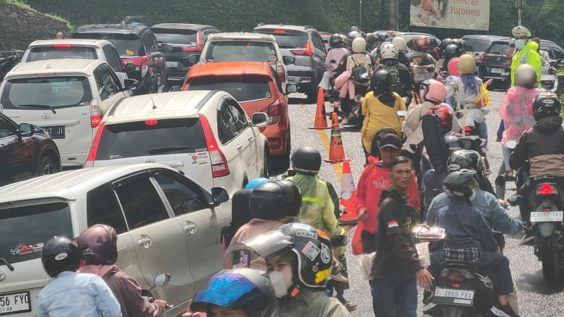 Polisi Imbau Pengendara Hindari Jalur Puncak Bogor
