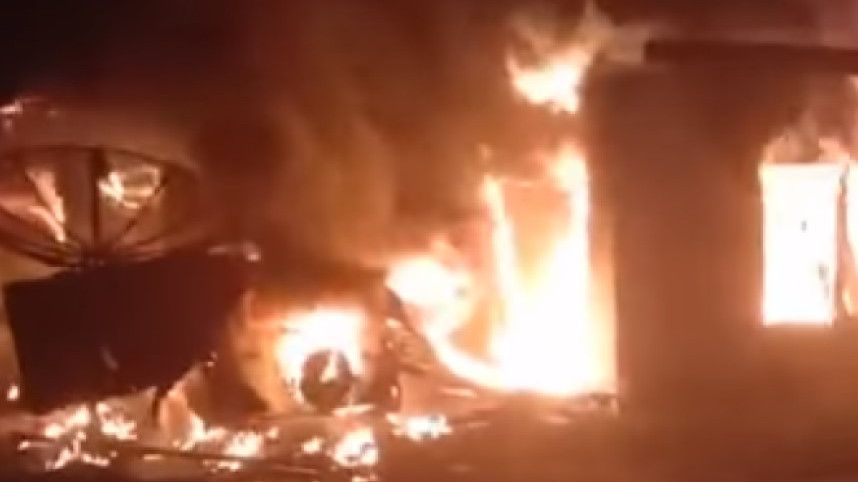 Rumah Wartawan di Sumut Diduga Dibakar OTK, Pelaku Diburu Polisi