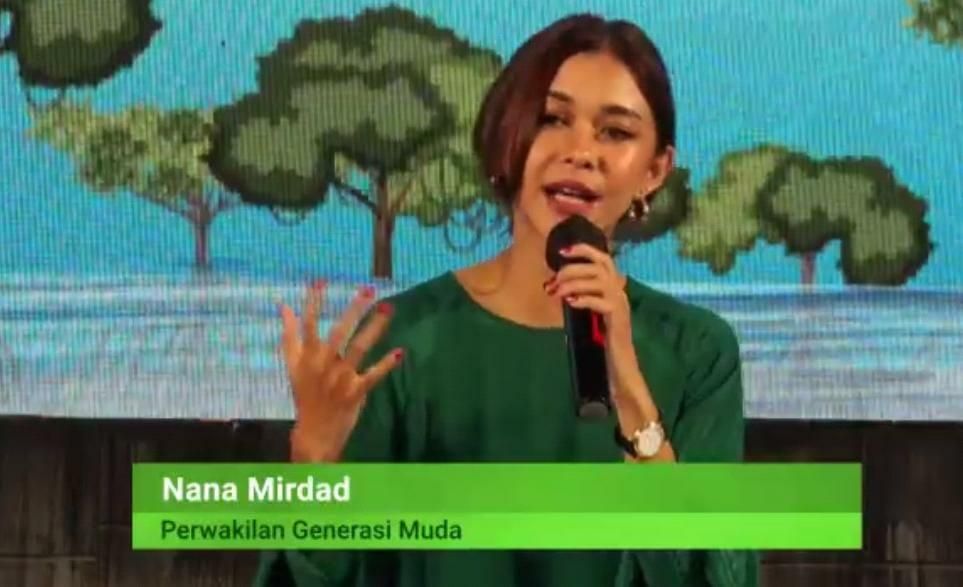 Nana Mirdad (Foto: Acara virtual)