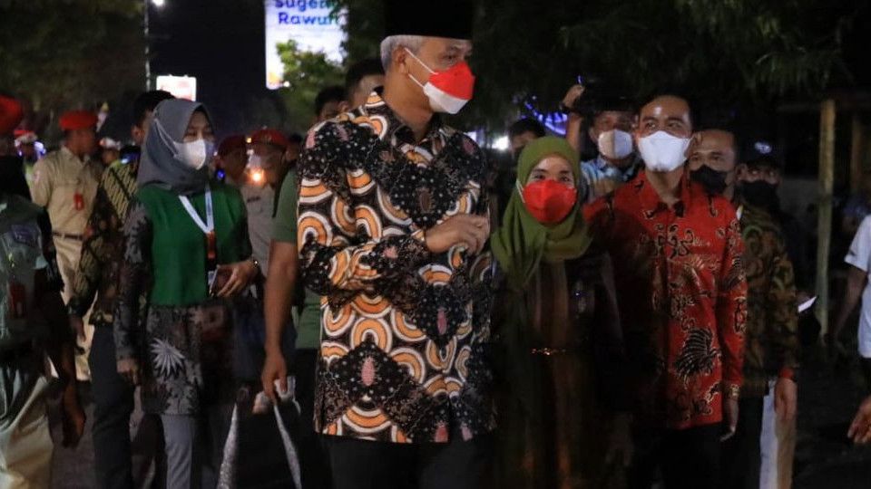 Momen Ganjar Diteriaki 'Presiden' oleh Peserta saat Hadiri Muktamar Muhammadiyah