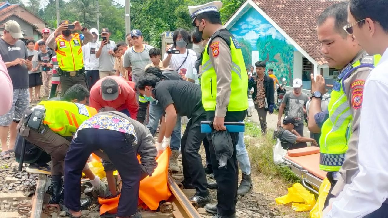 Pria Asal Banten Tewas Tertabrak Kereta Api di Parungpanjang Bogor