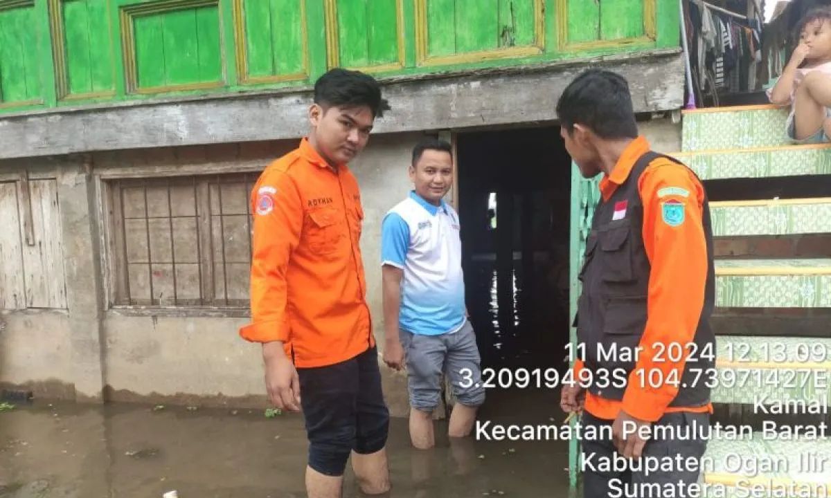 353 Rumah Terendam Banjir di Sumatera Selatan