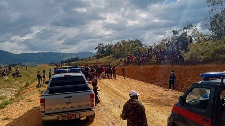 Warga Dua Kampung di Jayawijaya Papua Sepakat Hentikan Perang dengan Denda 65 Ekor Babi