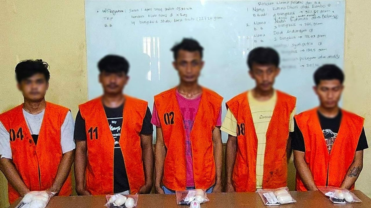 Lima Pria Nekat Sembunyikan Sabu dalam Anus, Ditangkap di Bandara Kualanamu
