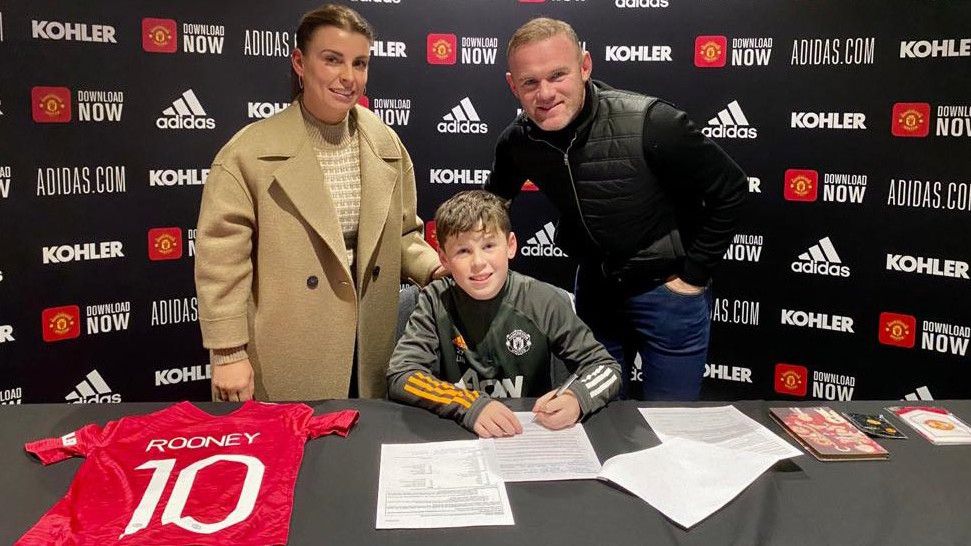 Keren, Anak Wayne Rooney Dikontrak Manchester United!