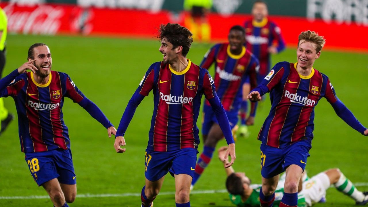 Tendangan Melengkung Trincao Bawa Barcelona Kalahkan Real Betis