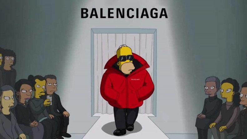 Keren, The Simpsons Jadi Model untuk Balenciaga