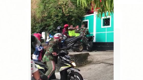 Viral Adu Jotos 2 Polisi Versus TNI di Ambon, Berujung Damai