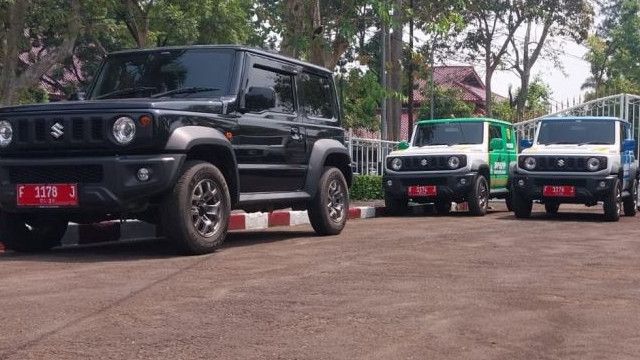 PNS Bogor Pakai Mobil Jimny Kedinasan untuk Bergaya, Pelat Merah Diganti Hitam